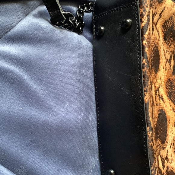 Patricia Nash Chambery Leather & Python Calf Hair Crossbody - Picture 6 of 7